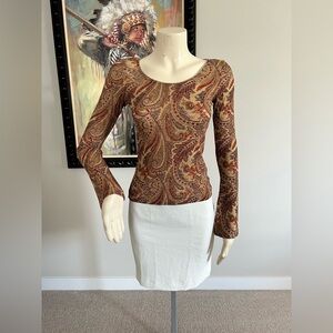 Philosophy Blues Original “Anna 1994” Bell Sleeve Blouse – Vintage – Size Small